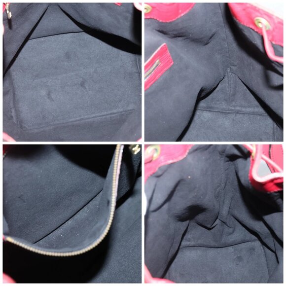 LOUIS VUITTON Epi Noe Shoulder Bag Red M44007 LV Auth ar13738 - Picture 13 of 15